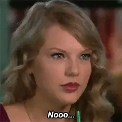 Taylor Swift GIF representing HTTP status code 405